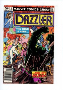 DAZZLER #6  (1981) MARVEL COMICS NEWSTAND