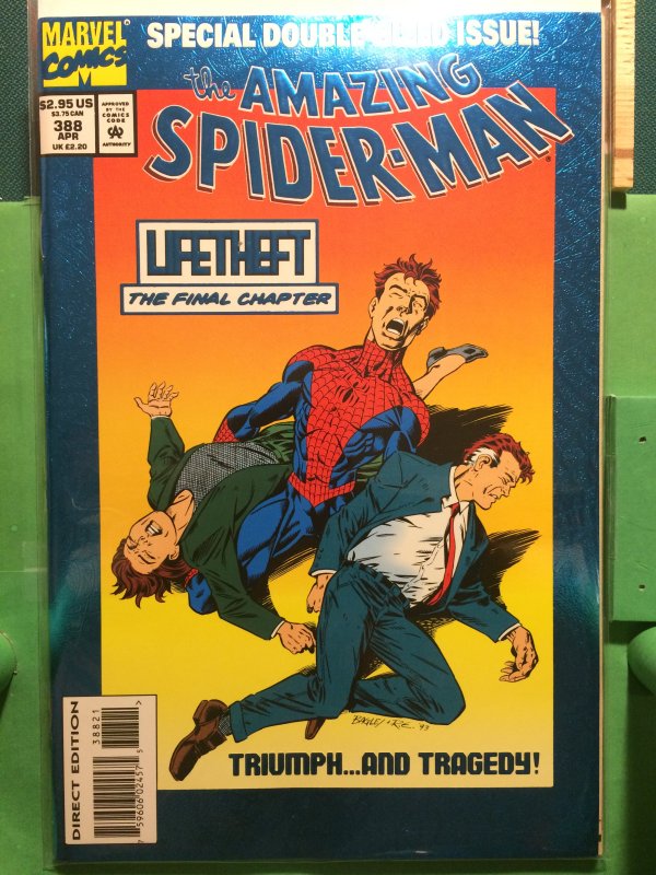 Amazing Spider-Man #388 metallic/reflective cover