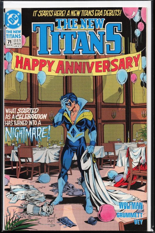 The New Titans #71 (1990) Nightwing