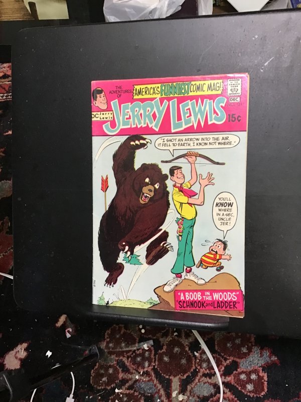 Adventures Jerry Lewis #121 (1970) High-Grade Bear cover! VF/NM Wytheville CERT