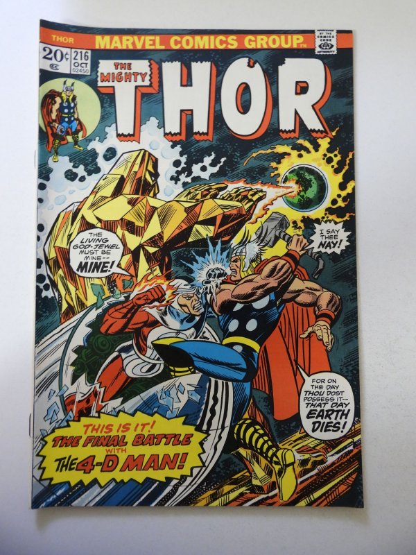 Thor #216 (1973) VF Condition
