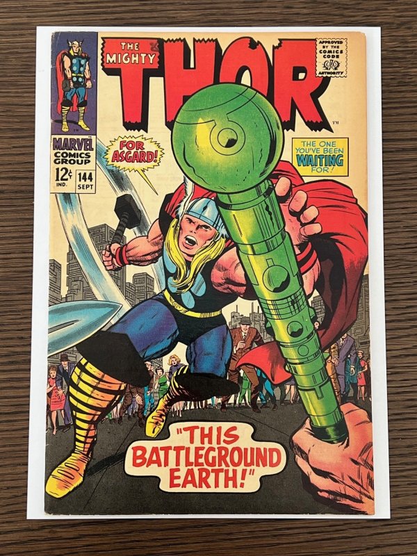 Thor #144 (1967). FN. Thor v. the Enchanters.