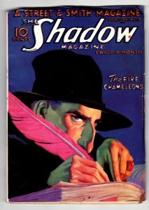 SHADOW 1932 November 1 HIGH GRADE-STREET AND SMITH-RARE PULP FN/VF