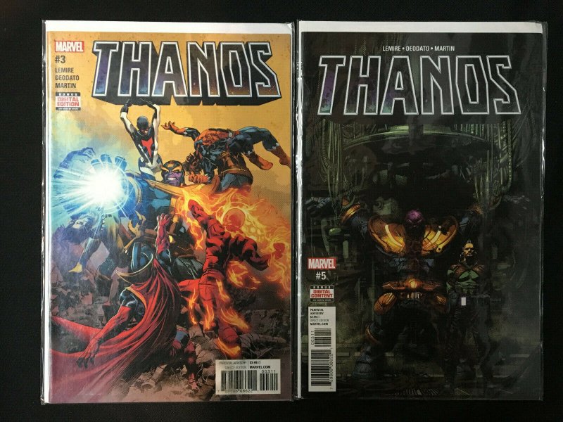 THANOS #1-2 (2ND PRINT) 3, 5, 9-12 2017 SERIES VF-N/M 8 COMICS