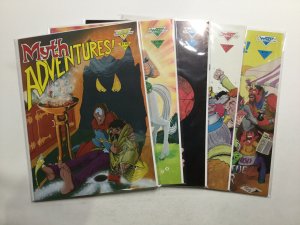 Myth Adventures 1-5 Magazine Lot Very Fine Vf 8.0 Warp Graphics