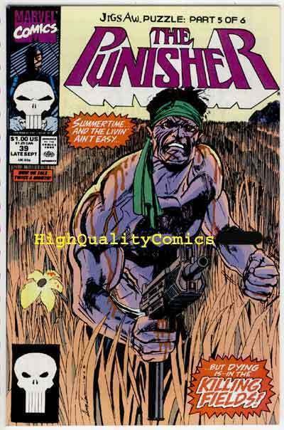 PUNISHER #39, NM, Jigsaw, Mike Baron, Wealth ,1987, more Marvel in store 