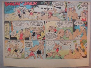 Smilin' Jack Sunday Page by Zack Mosley from 8/15/1937 Half Page Size!