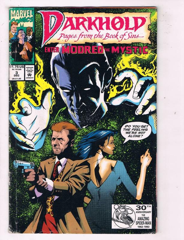 Darkhold (1992) #3 Marvel Comic Book Sabertooth Scarlet Witch HH3