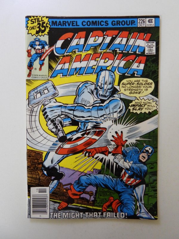 Captain America #226 (1978) VF condition