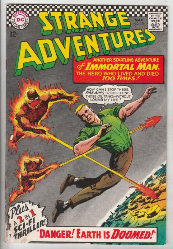 Strange Adventures #198 (Mar-67) VG/FN+ Mid-Grade 