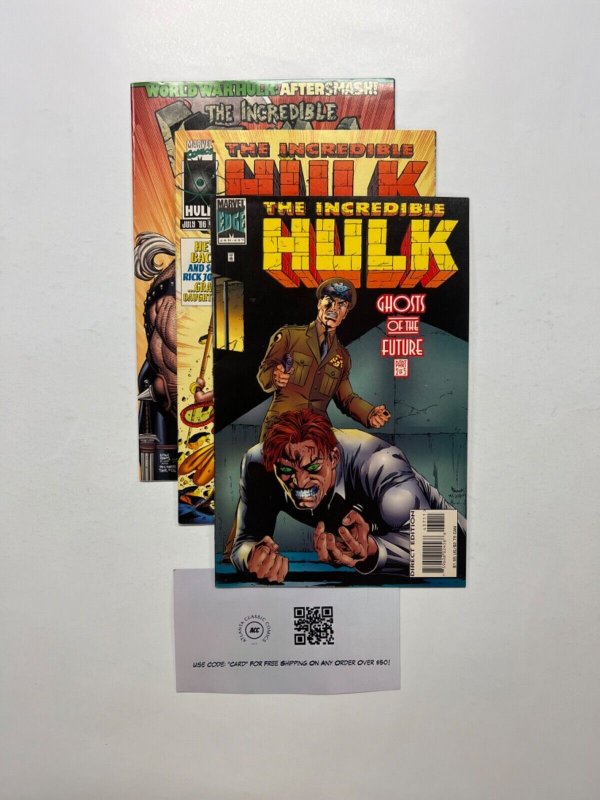 3 Hulk Marvel Books # 113 437 443 Iron Man Avengers Defenders Thor Hulk 83 JS42