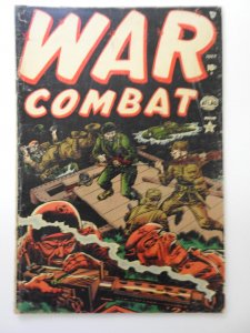 War Combat #3  (1952) Atlas Comics Nerve Center! VG- Condition!