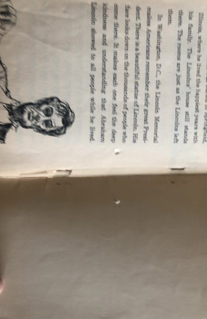 Abraham Lincoln, COLVER,1966, Scholastic book
