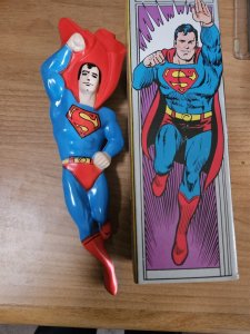 Vintage Avon 1976 Superman Hair Brush New in Telephone Booth Style Box 