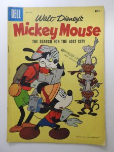 Mickey Mouse #54 (1957) Solid VG- Condition!  Staple Added!