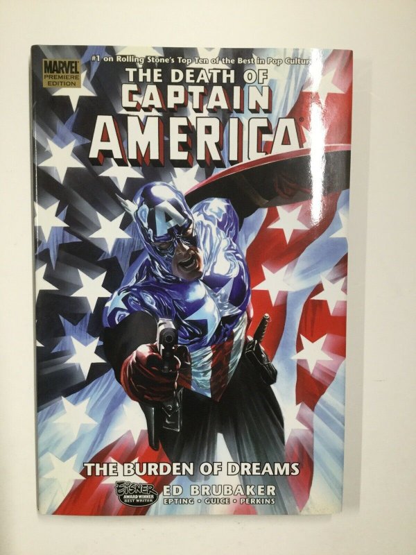 Captain America: The Death Of Captain America Burden of dreams Tpb Hc Nm Marvel