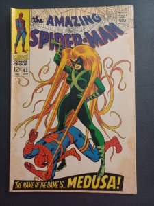 Amazing Spider-Man #62 - Medusa - Gwen Stacy - Romita sr - 1968 - VG/FN