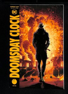 Doomsday Clock (2018) #4 Burning House Variant