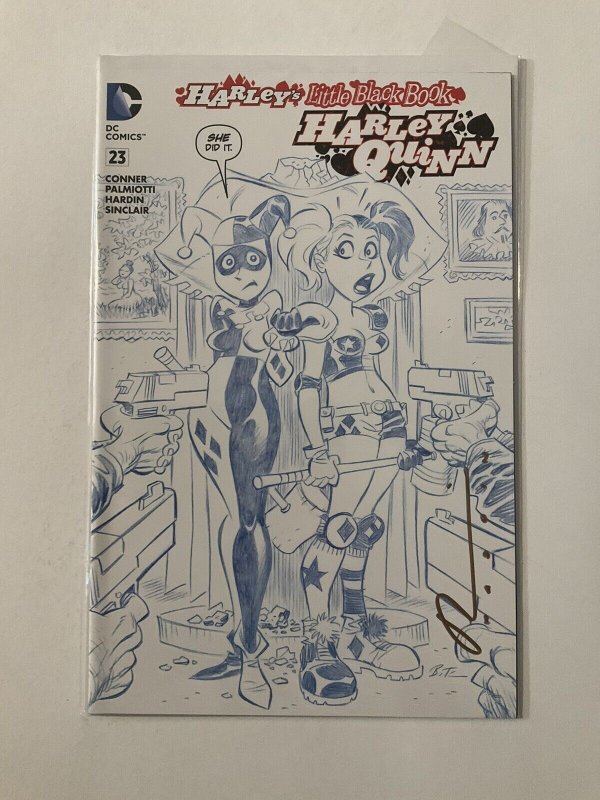 Harley Quinn 23 Near Mint Nm Signed Hardin Dc Comics