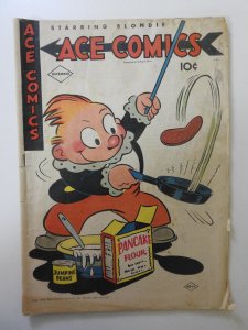 Ace Comics #93 (1944) GD Condition centerfold detached