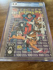 The New Mutants #100 CGC Graded 9.2 Marvel Comic Book 1st X-Force Appearance JH9