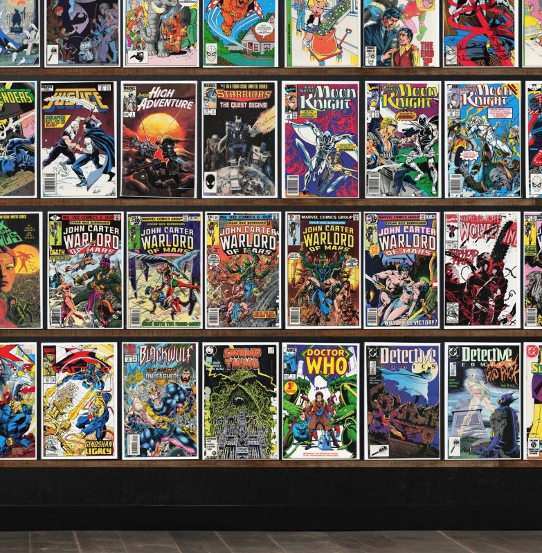 Huge Lot 150+ Comics with Detective Comics, The Omega Men, The Shadow & More!
