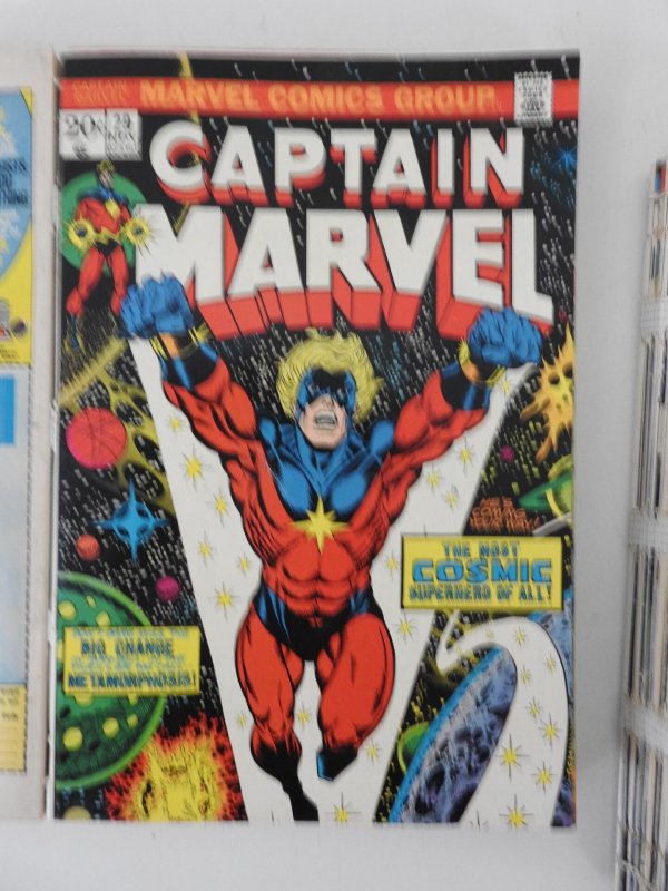 Captain Marvel #13-36 (1973) Solid Run Bound (2) Volumes