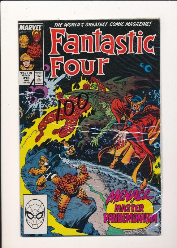 Marvel-LOT OF 9-FANTASTIC FOUR COMICS#300,304-306,308,314-316,318 VG/F (SIC205)