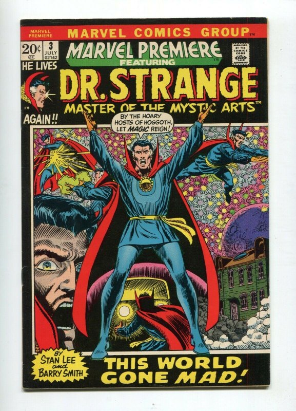 Marvel Premiere 3 VF/VF+ 1st Solo Doctor Strange series Pre-dates #1