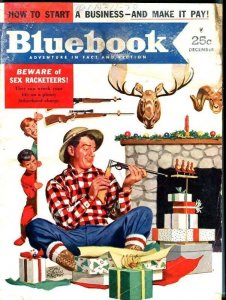 PULP:  BLUE BOOK PULP-DECEMBER 1952-VG-MURPHY COVER-LUMBARD-PEACOCK-CHABER VG