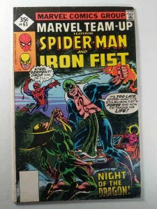 Marvel Team-Up Featuring Spider-Man and Iron Fist #63 FN Marvel Comics C48A