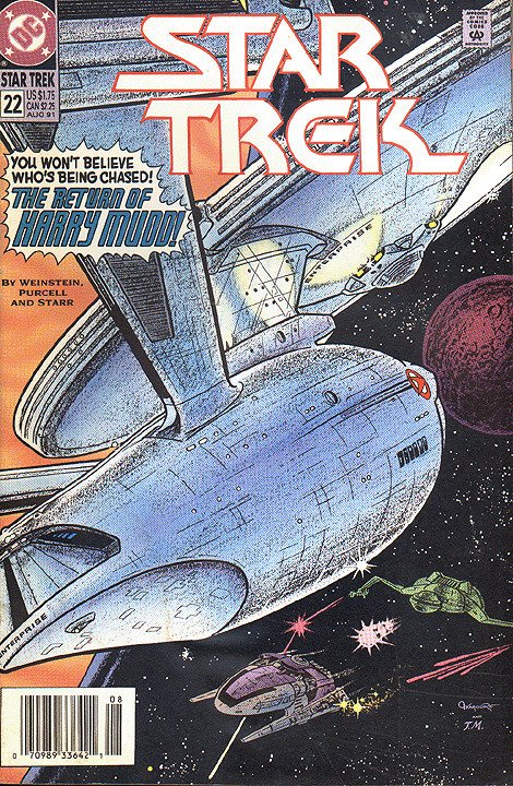 STAR TREK   (1989 Series)  (DC) #22 NEWSSTAND Near Mint Comics Book