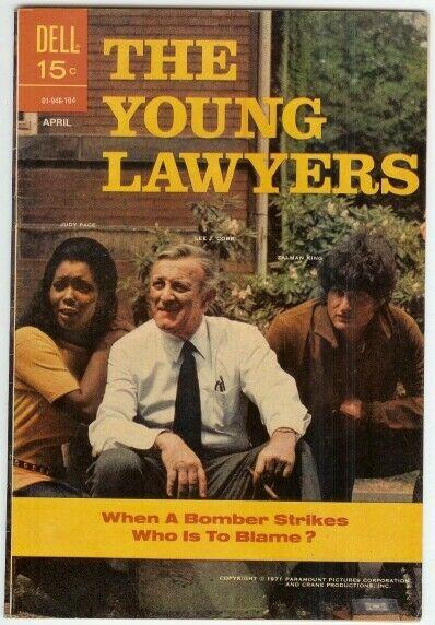 YOUNG LAWYERS (1971 DELL) 2 VF photo cover: Lee J Cobb COMICS BOOK