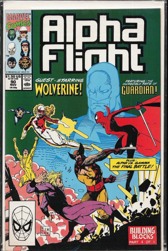 Alpha Flight #90 (1990) Alpha Flight [Key Issue]