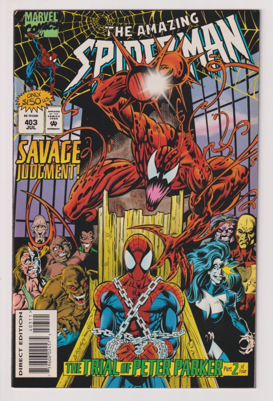 Marvel Comics! The Amazing Spider-Man! Issue #403!