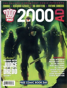 2000 AD, NM, FCBD, Judge Dredd, Alan Moore, Steve Dillon, John Wagner, 2012