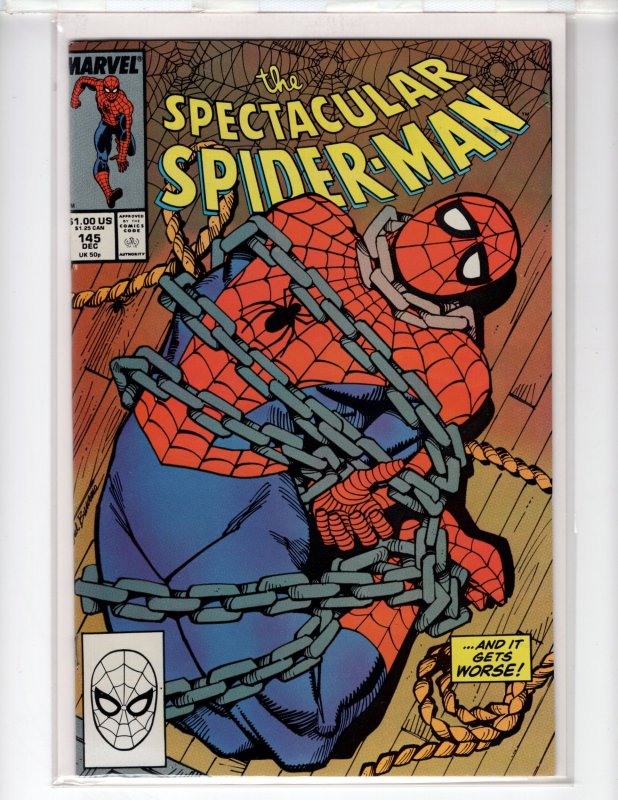 The Spectacular Spider-Man #145 (1988)  / NSC•NCA11