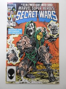 Marvel Super Heroes Secret Wars #10 (1985) Doom Wrecked!! Sharp NM Condition!