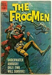 FROGMEN#8 VG 1963 DELL SILVER AGE COMICS