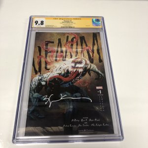 Venom (2021) # 1 (CGC 9.8 SS) Signed Bill Sienkiewicz Variant Cover•Census = 18