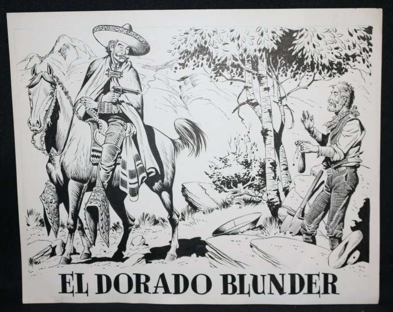 El Dorado Blunder - LA - Old Wild West art by Unknown Artist