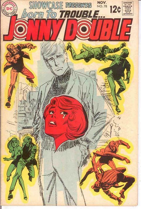 SHOWCASE 78 VF+ JOHNNY DOUBLE   November 1968 COMICS BOOK