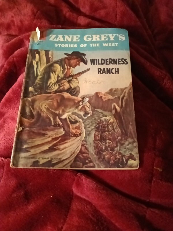 Zane Grey's, Stories of the West Vol 1 #33 Mar Jun 1957 silver age Dell comics