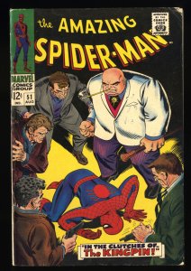 Amazing Spider-Man #51 VG+ 4.5 2nd Appearance Kingpin!