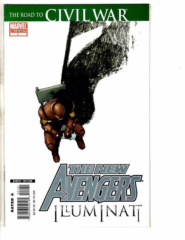 5 Marvel Comics New Avengers Illuminati 1 Opening Shot 1 Spider-Man 27 28 + J266
