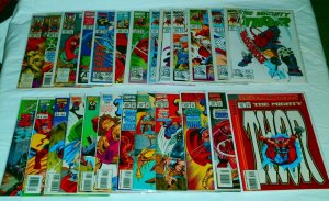 Thor V1 #451-463,476-479,488-491,497-500 ++ Thunderstrike, comic book lot of 46