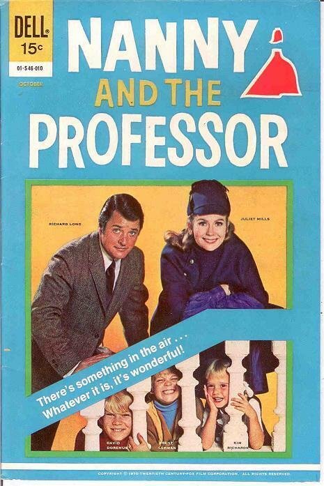 NANNY & THE PROFESSOR (DELL) 2 F-VF   October 1970 COMICS BOOK