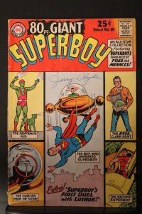 80 Page Giant #10 (1965) Affordable-Grade VG+ Superboy Key Giant--Issue Wow1