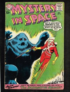 Mystery in Space #64~ The Radioactive Menace!/ Adam Strange ~ 1960 (4.0) WH