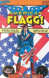 American Flagg #1 1983 Howard Chaykin Cover A First Comics EB68